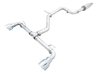 AWE 2022 VW GTI MK8  Track Edition Exhaust - Chrome Silver Tips - Mammoth Racing -