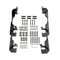 Westin 2007-2017 Jeep Wrangler Unlimited 4dr Platinum 4 Oval Nerf Step Bars - Black - Mammoth Racing -