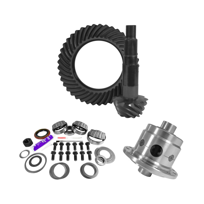 Yukon 11.25in Dana 80 Thin 3.73 Rear Ring & Pinion Install Kit 35 Spline Positraction 4.125in - My Store