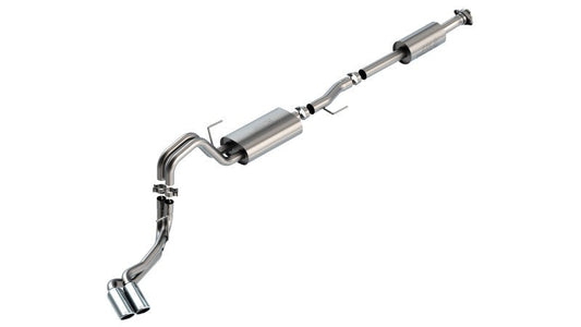 Borla F-150 2021 2.7L/3.5L 4dr CC SB EC STB Lari/King R/Plnum/LTD 3/2.25 DSE CB Touring CHR Tips - Mammoth Racing -