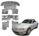 DEI 90-05 Mazda Miata NA & NB Under Carpet Interior Insulation Kit - 1/2in Thick - Mammoth Racing -