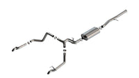Borla 22-23 Chevrolet Silverado 1500 ZR2 &amp; AT4X 6.2L CC SB 147.5in WB Touring Cat-Back - Mammoth Racing -