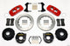 Wilwood Aero4 Rear P-Brake Kit 14.00in Red Ford 8.8 w/2.5in Offset-5 Lug - Mammoth Racing -