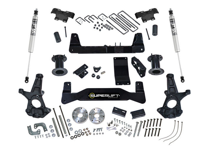 Superlift 07-13 Chevy Silv 1500 4WD 6.5in Lift Kit w/ Fox 2.0 Shocks - Mammoth Racing -