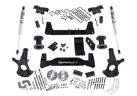 Superlift 07-13 Chevy Silv 1500 4WD 6.5in Lift Kit w/ Fox 2.0 Shocks - Mammoth Racing -