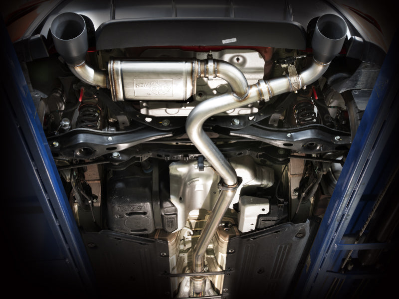 aFe 22-23 Hyundai Kona N L4 2.0L (t) Takeda 3in 304 SS Axle-Back Exhaust System w/ Polished Tips - Mammoth Racing -