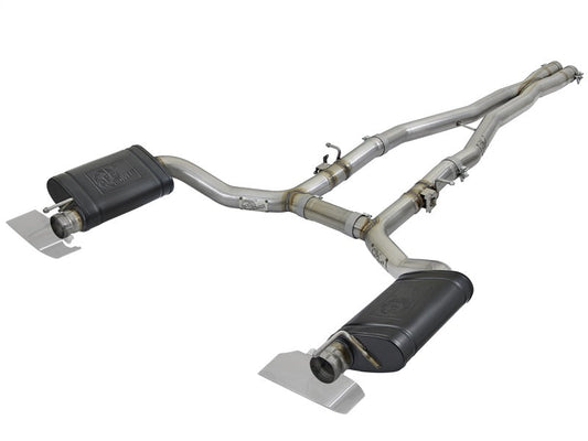 aFe MACH Force-Xp 304 SS Catback Exhaust 17-19 Dodge Challenger V8-5.7L - Mammoth Racing -