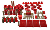 Energy Suspension 67-79 GM Camaro / Firebird w/ Multi Leaf Springs Red Hyper-Flex Master Bushing Set - Mammoth Racing -