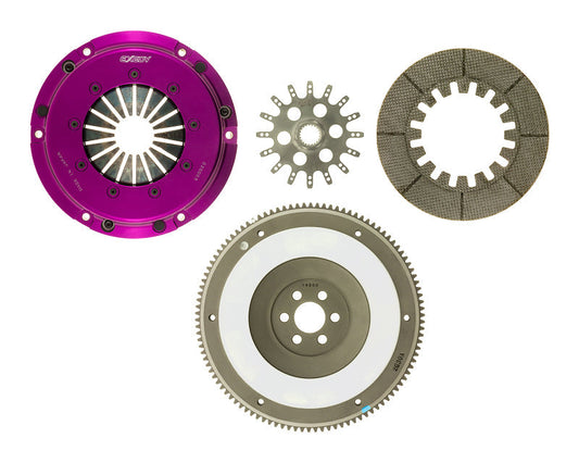 Exedy 2004-2006 Scion Xa L4 Hyper Single Carbon-R Clutch Rigid Center Disc Push Type Cover - Mammoth Racing -
