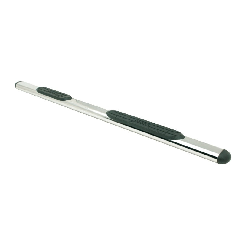 Westin Premier 4 Oval Nerf Step Bars 85 in - Stainless Steel - Mammoth Racing -