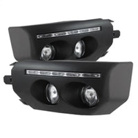 Spyder Toyota FJ Cruiser 07-14 Fog Lights With LED Daytime Running Lights w/swch Blk FL-DRL-TFJ07-BK - Mammoth Racing -
