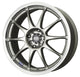 Enkei J10 17x7 5x100/114.3 38mm Offset Dia Silver w/ Machined Lip Wheel - Mammoth Racing -