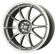 Enkei J10 18x7.5 4x100/108 42mm Offset 72.62mm Bore Dia Silver w/ Machined Lip Wheel - Mammoth Racing -