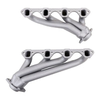 BBK 79-93 Mustang 351 Swap Shorty Unequal Length Exhaust Headers - 1-5/8 Titanium Ceramic - Mammoth Racing -