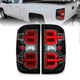 ANZO 15-19 Chevy Silverado 2500HD/3500HD (Halgn Only) LED Tail Lights w/Black Light Bar & Clear Lens - My Store