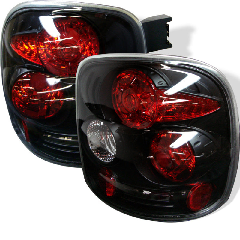Spyder Chevy Silverado Stepside 99-04 Euro Style Tail Lights Black ALT-YD-CS99STS-BK - Mammoth Racing -