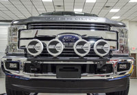 N-Fab Light Bar 2017 Ford Raptor - Tex. Black - Light Tabs - Mammoth Racing -