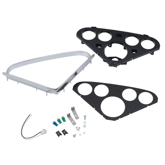 Autometer 55-59 Chevy Trucks 5-Gauge Dash Panel (Fits one 3-3/8in Tach/Speedo four 2-1/16in Gauges) - My Store