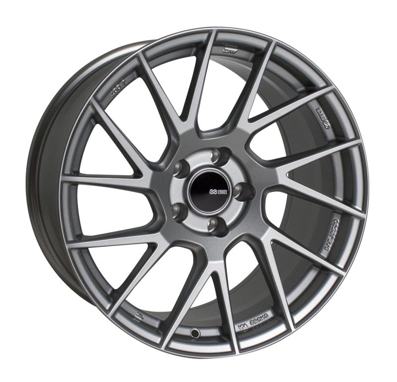 Enkei TM7 17x9.0 5x114.3 35mm Offset 72.60 Bore Storm Gray Wheel - Mammoth Racing -