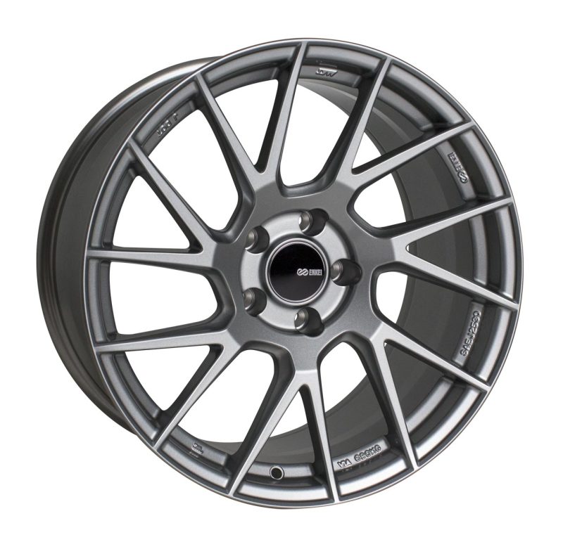 Enkei TM7 18x8.5 5x114.3 38mm Offset 72.6mm Bore Storm Gray Wheel - Mammoth Racing -