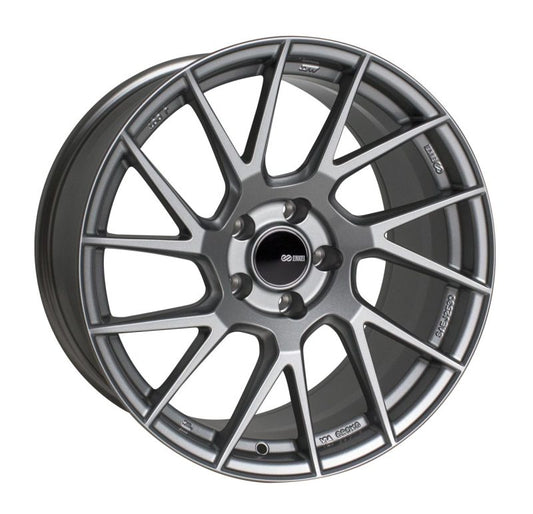 Enkei TM7 18x8 5x100 45mm Offset 72.60 Bore - Storm Grey Wheel - Mammoth Racing -