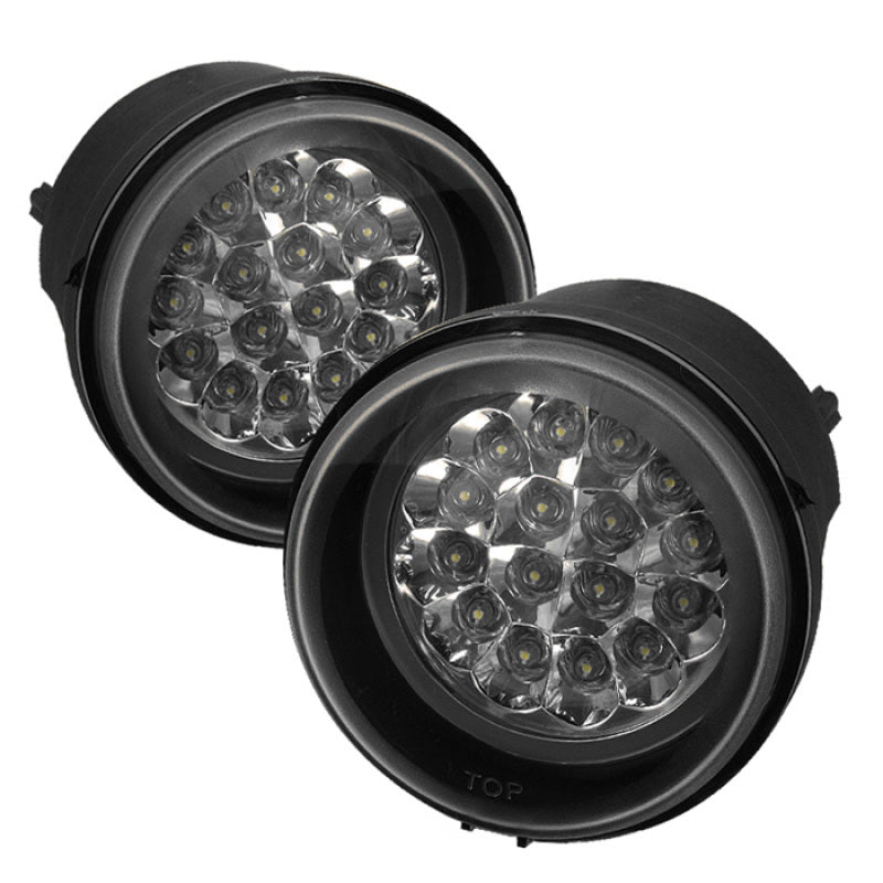 Spyder Dodge Charger 06-10/Caliber 07-12 LED Fog Lights w/Switch Clear FL-LED-DCH05-C - Mammoth Racing -