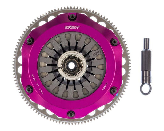 Exedy 1996-1996 Mitsubishi Lancer Evolution IV L4 Hyper Compe-R Twin Cerametallic Clutch Rigid Disc - Mammoth Racing -