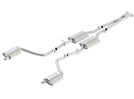 Borla 2015 Dodge Challenger 3.6L V6 ATAK Catback Exhaust No Tips Factory Valance - My Store