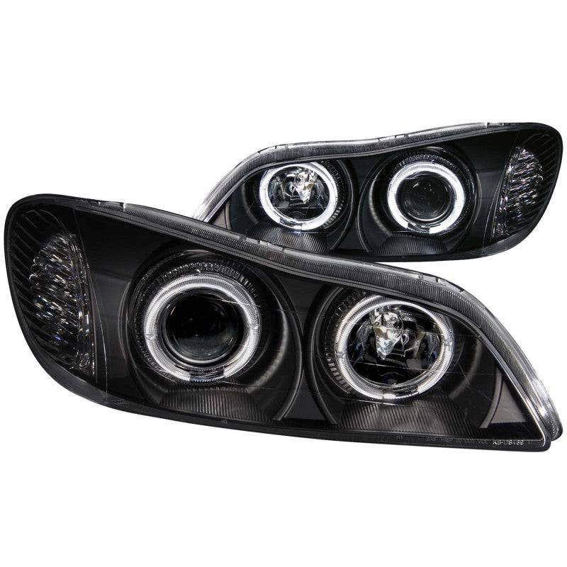 ANZO 2000-2004 Infiniti I30 Projector Headlights w/ Halo Black - My Store