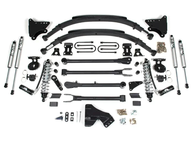 Superlift 05-10 Ford F-250 SuperDuty 4WD 6in Lift Kit Component Box 4-Link Conversion - Rear Blocks - Mammoth Racing -