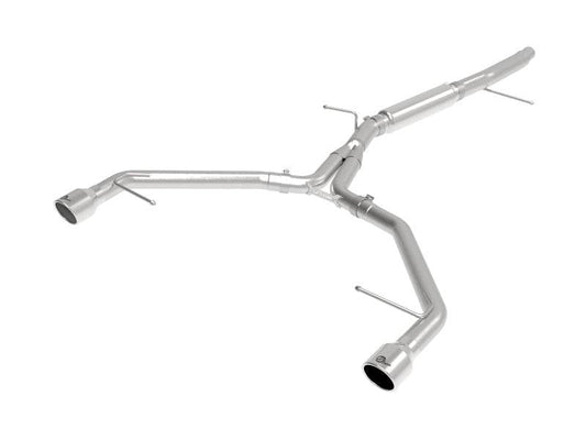 aFe MACHForce XP 3in-2.5in SS Exhaust Axle-Back 17-19 Audi A4 (B9) L4-2.0L (t) - Polished - My Store