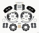 Wilwood Dynapro 6 Front Hat Kit 12.19in 2012 Fiat 500 w/ Lines - Mammoth Racing -