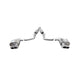 Corsa 11-13 Dodge Challenger SRT-8 6.4L V8 Manual Polished Xtreme Cat-Back Exhaust - Mammoth Racing -