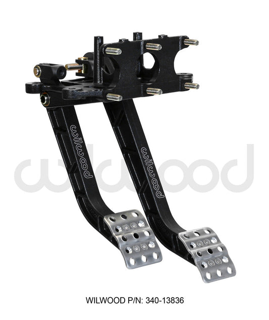 Wilwood Adjustable Dual Pedal - Brake / Clutch - Rev. Swing Mount -6.25:1 Brake 5.1:1 Clutch - My Store