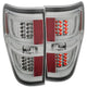 ANZO 2009-2013 Ford F-150 LED Taillights Chrome - My Store