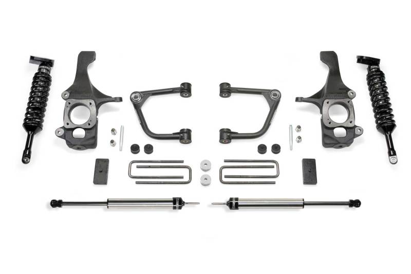 Fabtech 16-21 Toyota Tundra 2wd/4wd 4in UCA Kit w/Uniballs & Dlss 2.5c/o & Rr Dlss - Mammoth Racing -