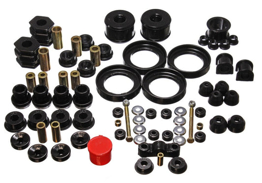 Energy Suspension 96-00 Honda Civic/CRX Black Hyper-Flex Master Bushing Set - My Store