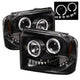 Spyder Ford F250/350/450 Super Duty 05-07 Projector Headlights LED Halo- LED Blk PRO-YD-FS05-HL-BK - Mammoth Racing -