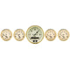 Autometer Golden Oldies 5 Piece (3-3/8in & 2-1/16in.) GPS Speedometer Gauge Kit - My Store