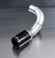 Remus 2011 BMW 1 Series F20/F21 84mm Black Chrome Straight w/Carbon Insert Tail Pipe Set - Mammoth Racing -