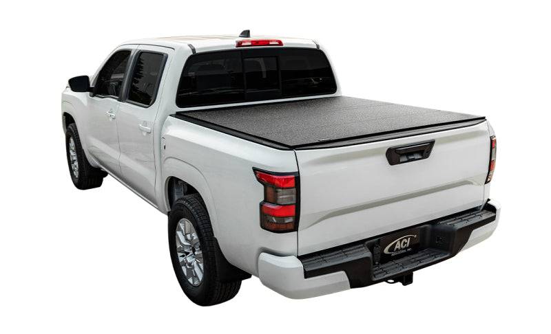 Access 2022+ Nissan Frontier 5ft Bed (w/ or w/o utili-track) Lomax Trifold Bed Cover - Matte Black - My Store