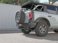 aFe Vulcan 3in 304 SS Axle-Back Exhaust 2021 Ford Bronco L4-2.3L (t)/V6-2.7L (tt) w/ Carbon Tips - Mammoth Racing -