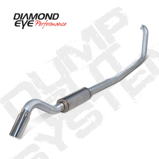 Diamond Eye KIT 4in TB SGL AL: TURN DOWN 99-03 FORD 7.3L F250/F350 - Mammoth Racing -