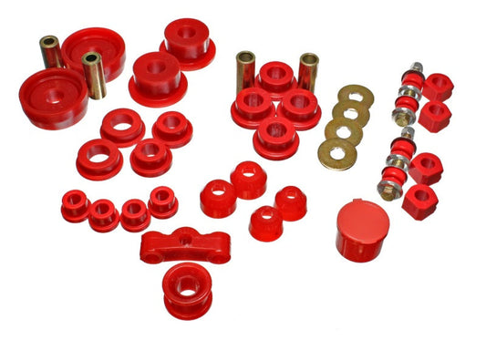 Energy Suspension 84-87 Honda Civic/CRX Red Hyper-Flex Master Bushing Set - My Store