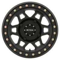 Method Mr405 UTV Beadlock 15x7 5+2/+38mm Offset 4x156 132mm CB Matte Black w/BH-H24100 Wheel - Mammoth Racing -