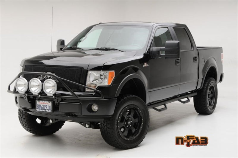 N-Fab Pre-Runner Light Bar 09-14 Ford F150/Lobo/Raptor - Gloss Black - Mammoth Racing -