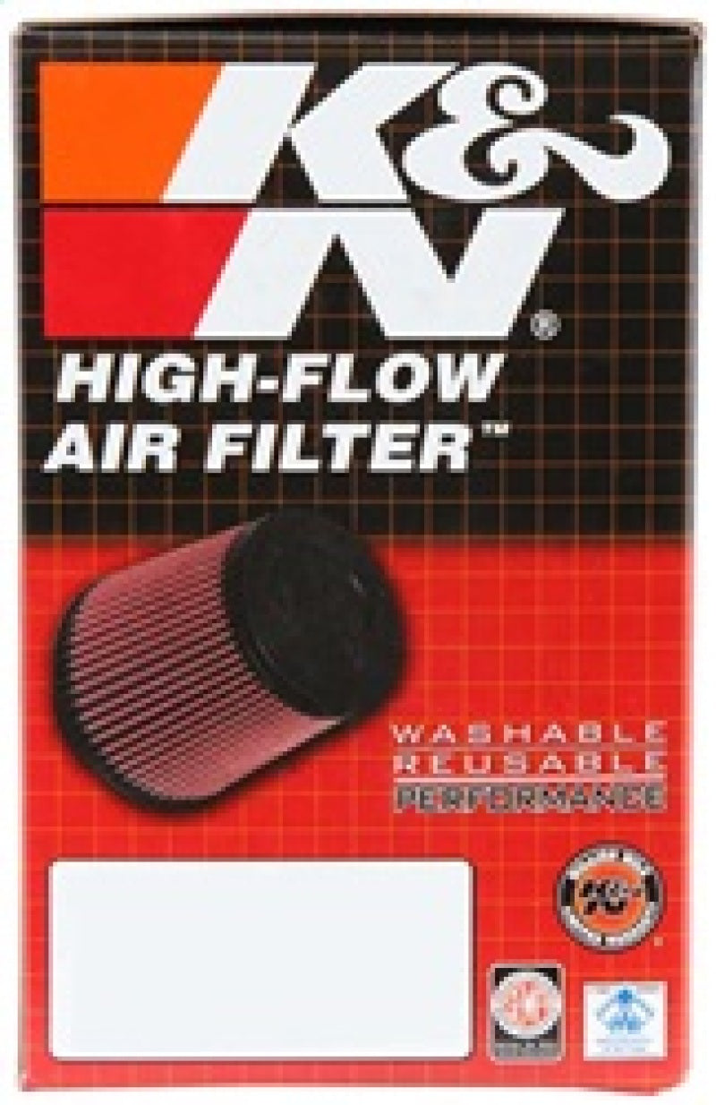 K&N Universal Custom Air Filter - Oval - Red - 51mm Neck Flange - Mammoth Racing -