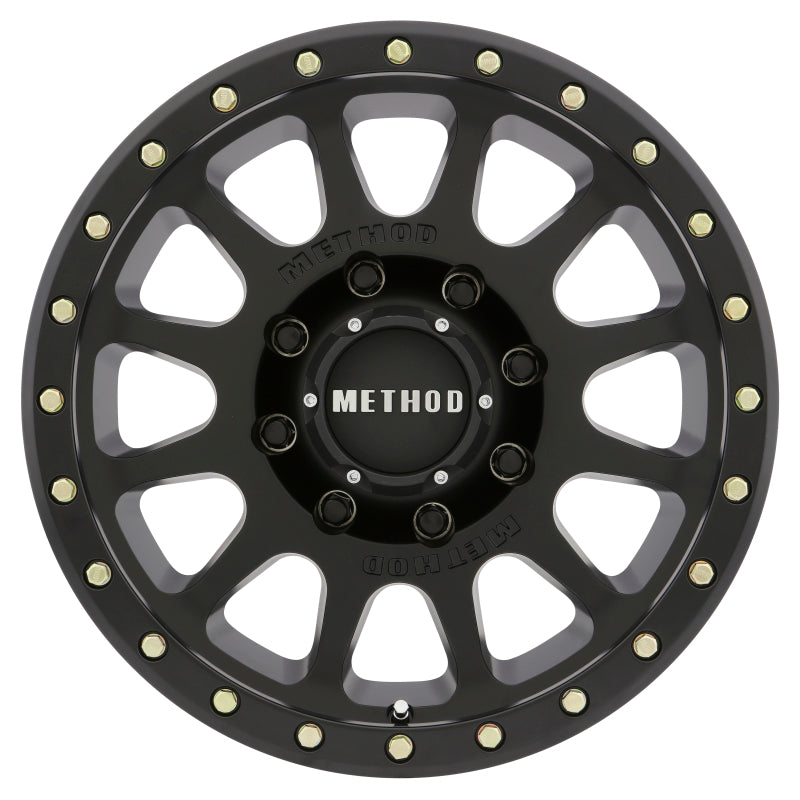 Method Mr305 NV HD 17x8.5 0mm Offset 8x170 130.81mm CB Matte Black Wheel - Mammoth Racing -