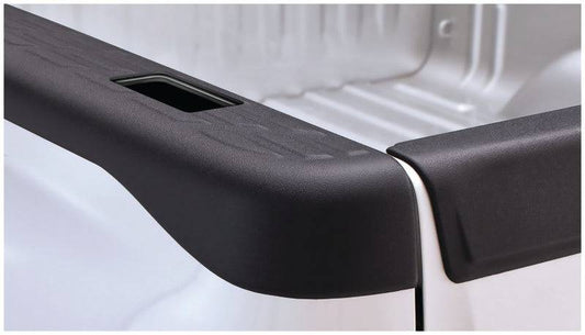 Bushwacker 07-13 GMC Sierra 1500 Fleetside Bed Rail Caps 78.7in Bed - Black - Mammoth Racing -