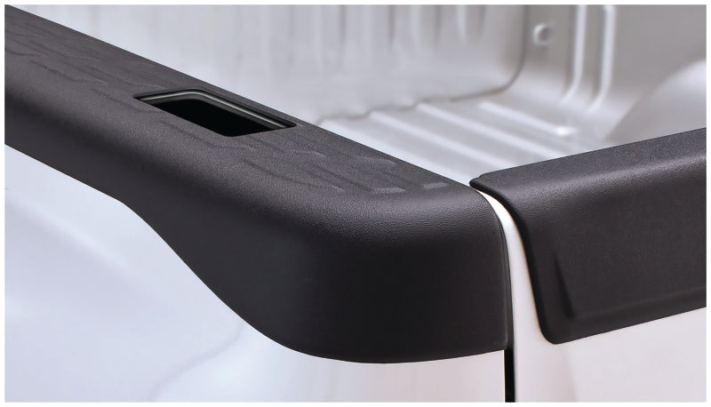 Bushwacker 07-13 GMC Sierra 1500 Fleetside Bed Rail Caps 97.6in Bed - Black - My Store